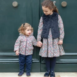 Tartine et Chocolat Girls Navy Blue Cotton Tights Discount