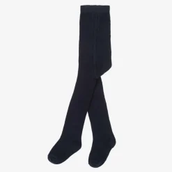 Tartine et Chocolat Girls Navy Blue Cotton Tights Discount