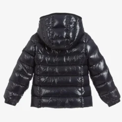 Moncler Enfant Girls Navy Blue Down Bady Puffer Jacket