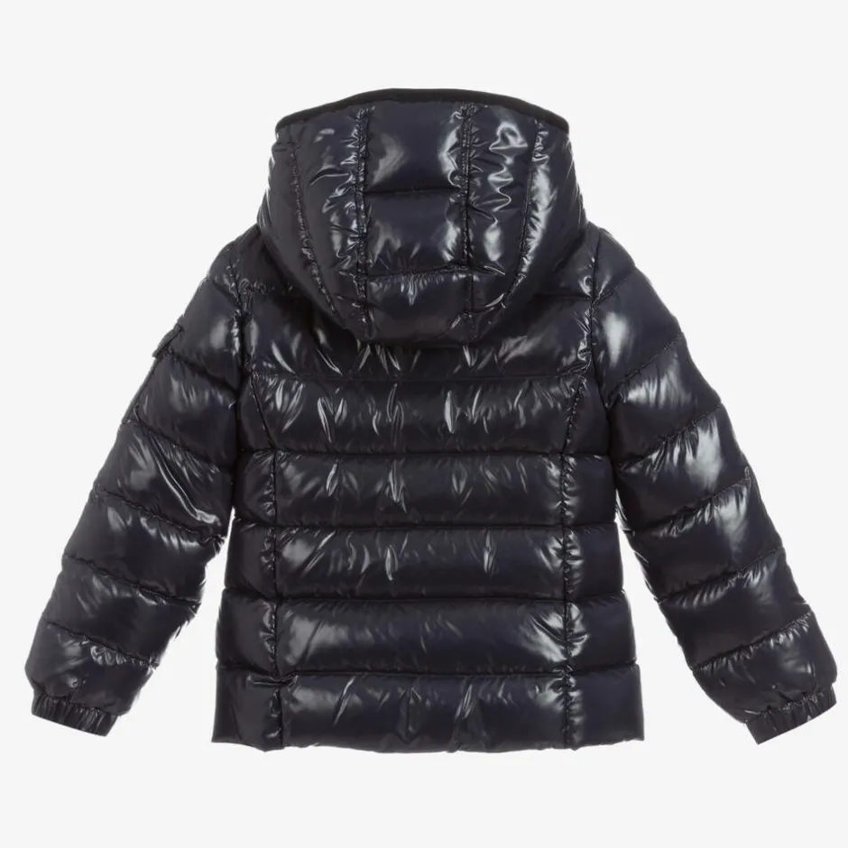 Moncler Enfant Girls Navy Blue Down Bady Puffer Jacket