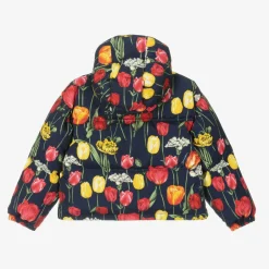Dolce amp; Gabbana Girls Navy Blue Down Padded Tulip Jacket Hot