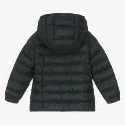 Moncler Enfant Girls Navy Blue Gles Down Padded Jacket Discount