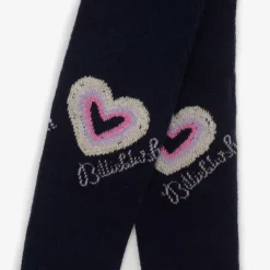 Billieblush Girls Navy Blue Heart Tights Hot
