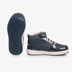 Lelli Kelly Girls Navy Blue High-Top Trainers Discount