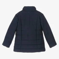 Lapin House Girls Navy Blue Hooded Puffer Coat Hot