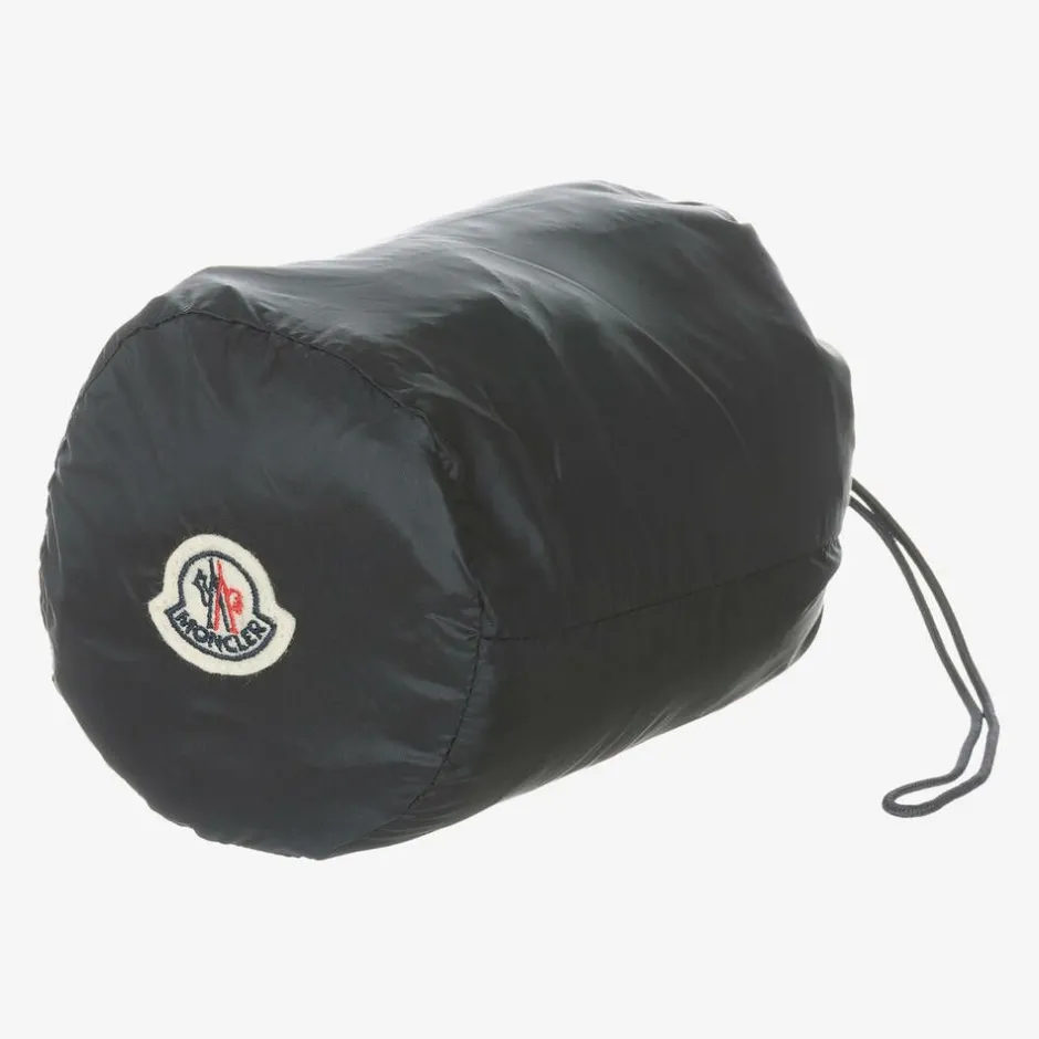 Moncler Enfant Girls Navy Blue Joelle Down Padded Jacket Clearance