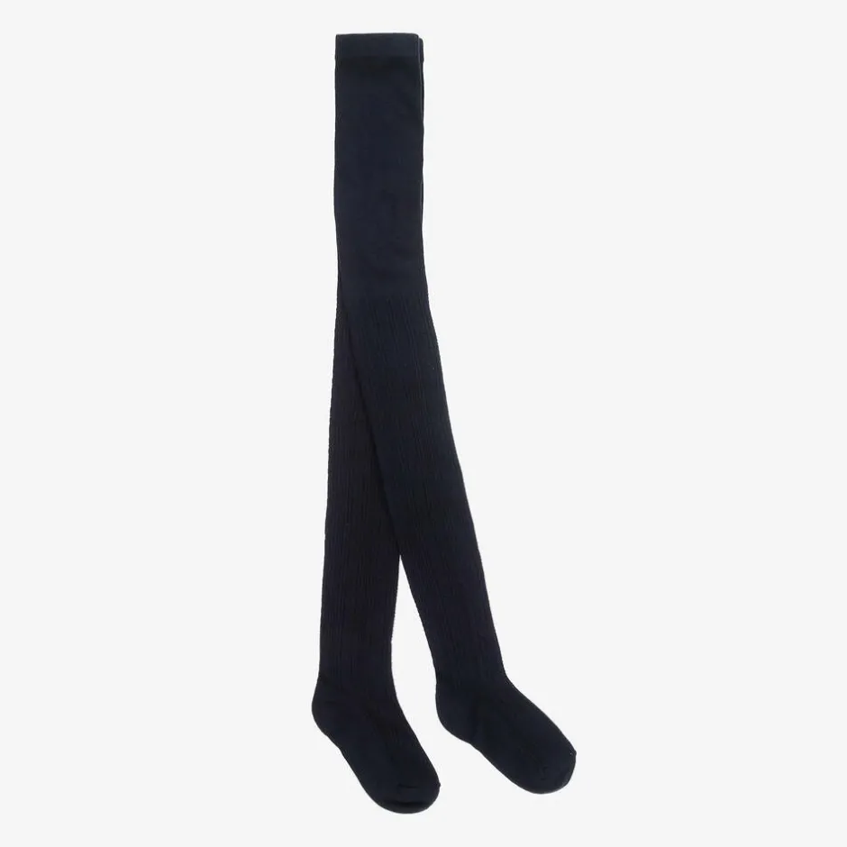 Mayoral Girls Navy Blue Knitted Tights Sale