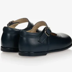 Early Days Girls Navy Blue Leather Shoes Online