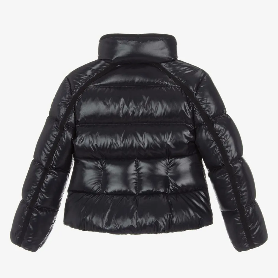 Moncler Enfant Girls Navy Blue Selat Down Puffer Jacket Best