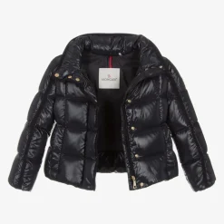 Moncler Enfant Girls Navy Blue Selat Down Puffer Jacket Best