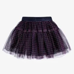 iDO Baby Girls Navy Blue Tulle Skirt New