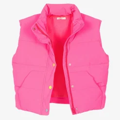Billieblush Girls Neon Pink Gilet