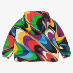 PUCCI Girls Onde Print Puffer Jacket Hot