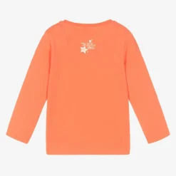 Blade amp; Rose Girls Orange Cotton Maura The Mouse Top Hot