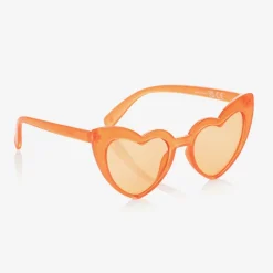 Molo Girls Orange Heart Sunglasses Sunrise Online