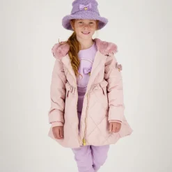 Angels Face Girls Pale Pink Quilted Coat TeaRose Sale