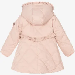Angels Face Girls Pale Pink Quilted Coat TeaRose Sale