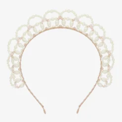 Sienna Likes To Party Girls Pearl Tiara Hairband