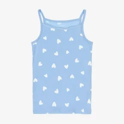 NAME IT Girls Pink & Blue Cotton Vests (2 Pack) Clearance