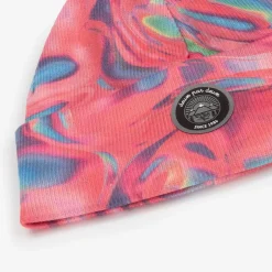 Deux par Deux Girls Pink & Blue Knit Pom-Pom Hat Sale