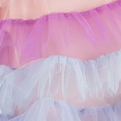 RaspberryPlum Girls Pink & Blue Tiered Tulle Dress Clearance
