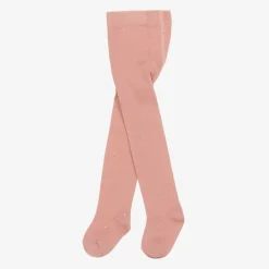Mayoral Girls Pink & Gold Spot Cotton Tights Outlet