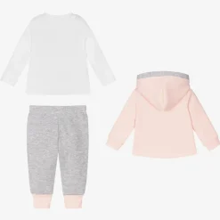 Caramelo Kids Girls Pink & Grey Tracksuit Set Best