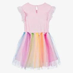 Tutu du Monde Girls Pink & Rainbow Tulle Dress Sale