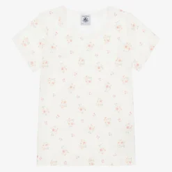 Petit Bateau Girls Pink & White Organic Cotton Vests (2 Pack) Best