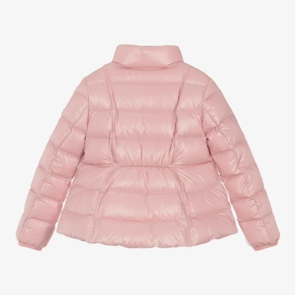 Moncler Enfant Girls Pink Ainay Down Puffer Jacket Clearance