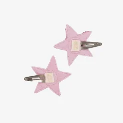 Tutu du Monde Girls Pink & Silver Sequin Star Hairclips (2 Pack) Best