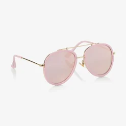Angels Face Girls Pink Aviator Sunglasses New