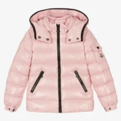 Moncler Enfant Girls Pink Bady Down Padded Jacket Hot