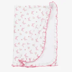 Kissy Kissy Girls Pink Blooming Bows Cotton Blanket (73cm) Best