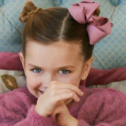 Abel amp; Lula Girls Pink Bow Hair Clip (12cm) New