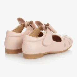 Caramelo Kids Girls Pink Bow Shoes New