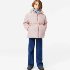 Molo Girls Pink Butterfly Puffer Jacket Online