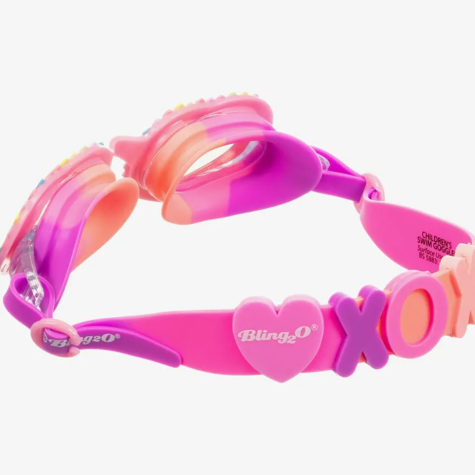 Bling2o Girls Pink Candy Heart Goggles Sale
