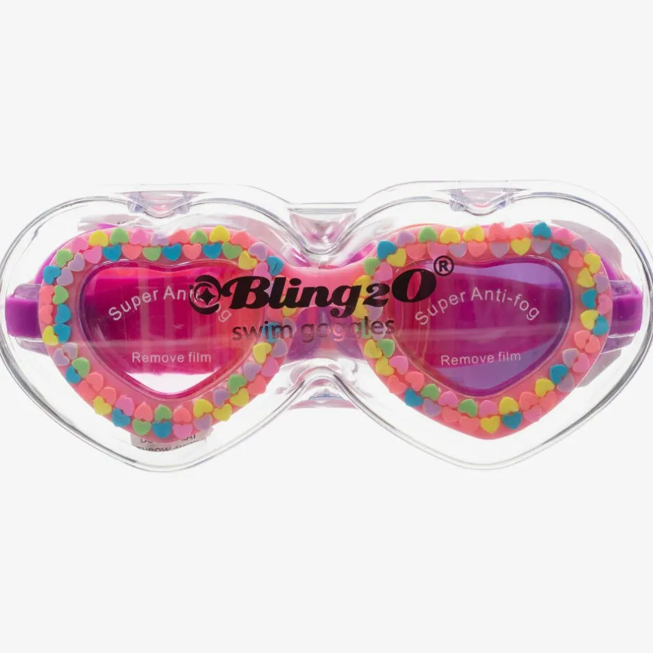 Bling2o Girls Pink Candy Heart Goggles Sale