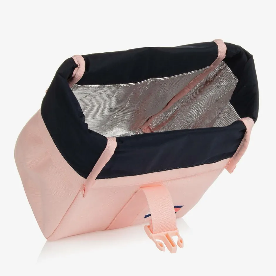 Tommy Hilfiger Girls Pink Canvas Flag Lunch Bag (23cm) Best