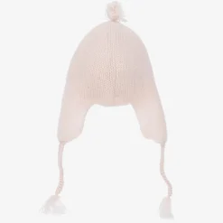 Bonpoint Girls Pink Cashmere Knit Hat Sale