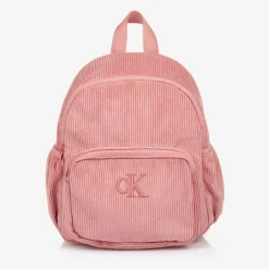 Calvin Klein Girls Pink Corduroy Backpack (30cm) Best