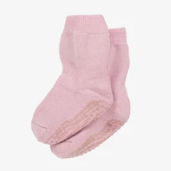 Falke Girls Pink Cotton & Wool Slipper Socks Sale