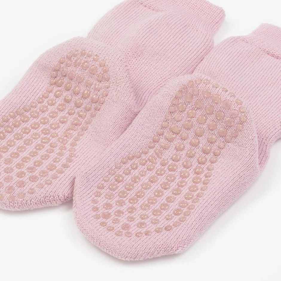 Falke Girls Pink Cotton & Wool Slipper Socks Sale