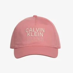 Calvin Klein Girls Pink Cotton Baseball Cap Best