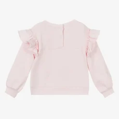 Monnalisa Girls Pink Cotton Disney Sweatshirt Sale