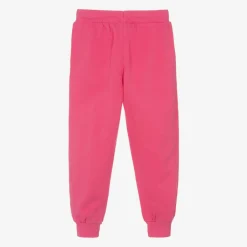 Mini Rodini Girls Pink Cotton Dog Print Joggers Discount