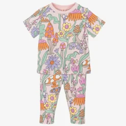 Stella McCartney Kids Girls Pink Cotton Fairy Legging Set Outlet