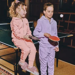 Angels Face Girls Pink Cotton Frilled Tracksuit TeaRose Sale