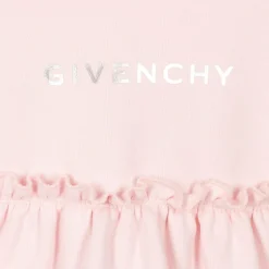 Givenchy Girls Pink Cotton Jersey Dress New